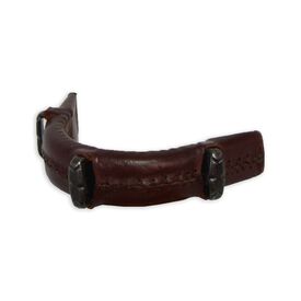 Guarnicioneria Los Nietos Muserola Fragua Forrada 3 Pasadores  Color Engrasado Equipamiento Para El Caballo 