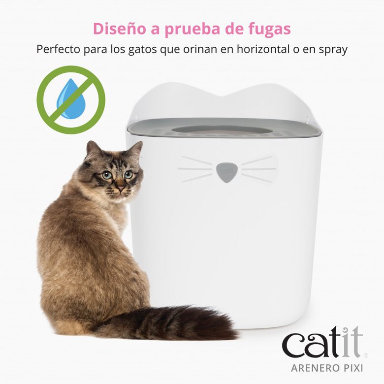 Arenero para gatos Catit Pixi, Blanco, , large image number null