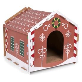 Rascador con forma de Casita de jengibre