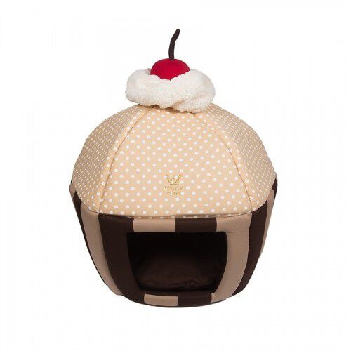 Cama Cupcake Woof para perros color Marr&oacute;n, , large Imagen numero 1