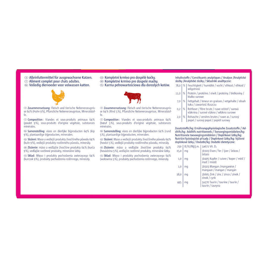 Vitakraft Poésie Mousse Pollo y Ternera lata para gatos thumbnail