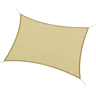 Outsunny Toldo vela Rectangular en color arena