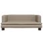 vidaXL Cama para perros de cuero sintético color capuchino 80x45x30 cm, , large indicador imagen numero 2