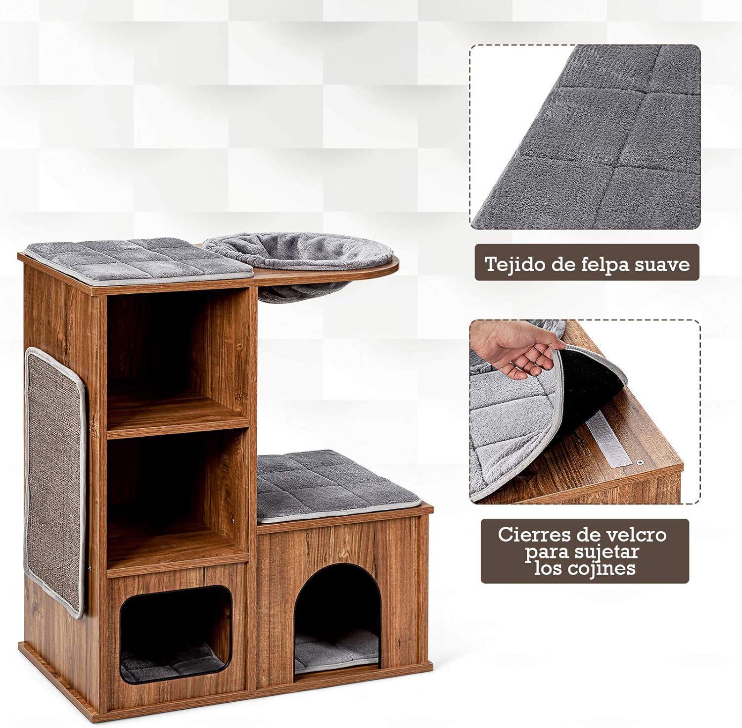 COSTWAY Mueble Árbol para Gatos thumbnail