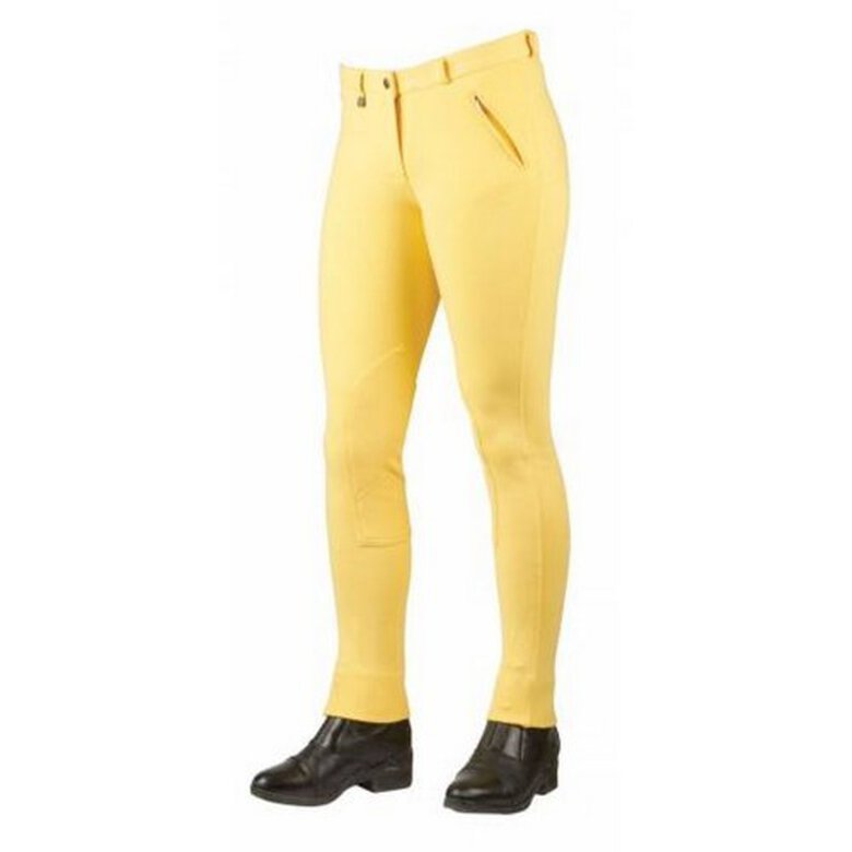 Pantalón clásico de equitación modelo Supa Slender para mujer color Plátano, , large image number null