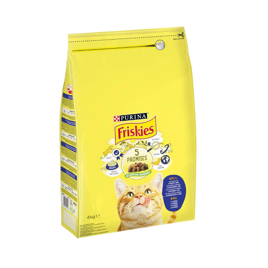 4 kg Friskies Adult Bacalao con Bacalao y Verduras pienso para gatos, , large Imagen numero 1