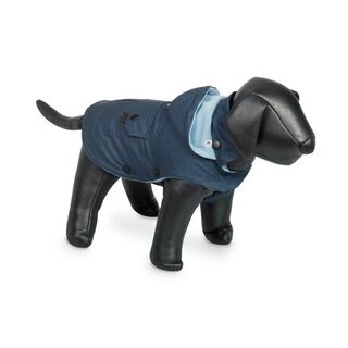 Abrigo Nobby Mellow con capucha para perros color Azul