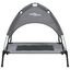 vidaXL Cama para perros con dosel antracita tela oxford y acero, , large indicador imagen numero 7
