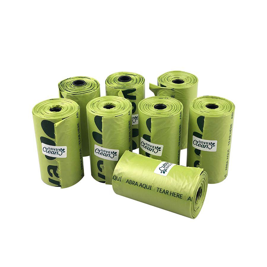 8 rollos (120 bolsas) Nova Clean Eco Bolsas Perfumadas Lavanda para heces de perro, , large Imagen numero 2
