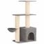 vidaXL &Aacute;rbol para gatos con postes de sisal &Aacute;rbol rascador Torre Gatos Juego, , large indicador imagen numero 1