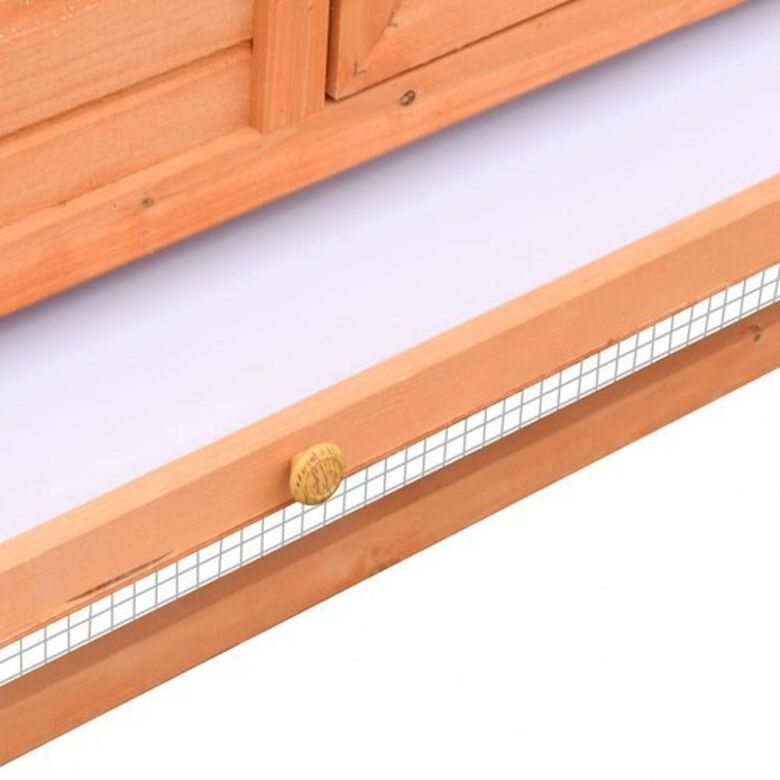 Conejera grande de madera color Marrón thumbnail