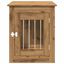 vidaXL Jaula para perros madera ingeniería roble artesanal 45x62x59cm, , large indicador imagen numero 14