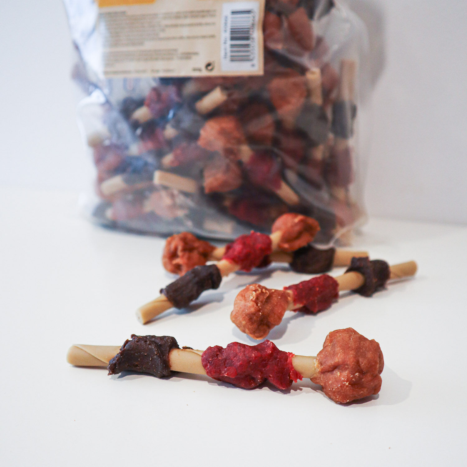 Snack Barbacoa para perro Brocheta de pollo y pato Wuapu (1kg-63ud), , large Imagen numero 4