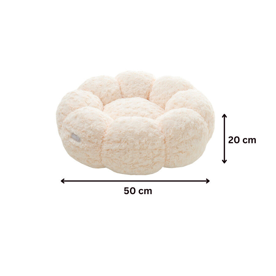 Leeby Sof&aacute; Flower Bed Swirl Beige para perros, , large Imagen numero 4