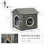 PawHut Casa para Gatos Gris, , large indicador imagen numero 3