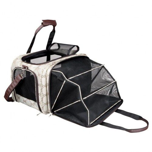 Bolso ampliable para mascotas peque&ntilde;as color Beige, , large Imagen numero 2