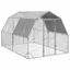 vidaXL Gallinero con techo 2,5x2x2,25 m acero galvanizado, , large indicador imagen numero 6