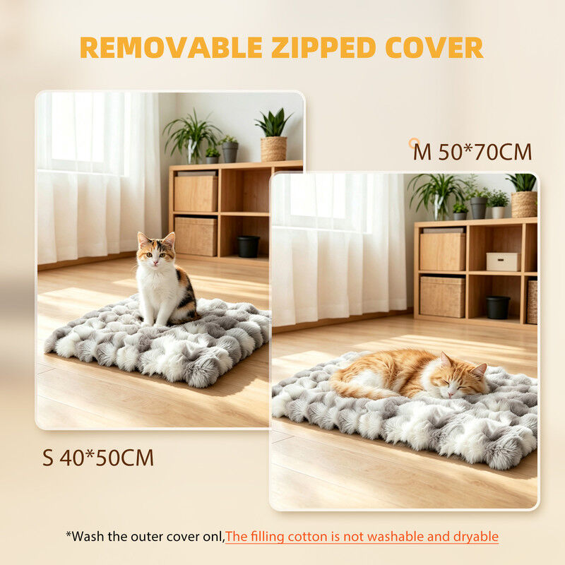 Nobleza Manta Autocalentable para Gatos y Perros Peque&ntilde;os (70 x 50 cm) - Manta T&eacute;rmica Sin Electricidad ni Bater&iacute;as, Cama Lavable y Suave con Capa Reflectante para Mascotas, , large Imagen numero 4