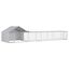 vidaXL Gallinero con techo y patio 2 uds. Plateado Acero Galvanizado de Patio, , large indicador imagen numero 1