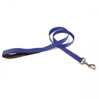 Correa de nylon liso para perros color Azul