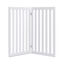 COSTWAY Cerca de Madera 89 cm Plegable para Mascotas Cerca Amplia Extra Giratoria a 360°, Barrera Expandible (2 Paneles Blanco), , large indicador imagen numero 1