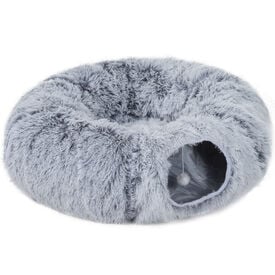 PawHut T&uacute;nel para Gato Gris Claro