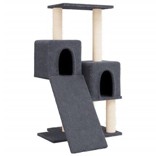 vidaXL Rascador Postes de sisal Gris Oscuro 82 cm para gatos