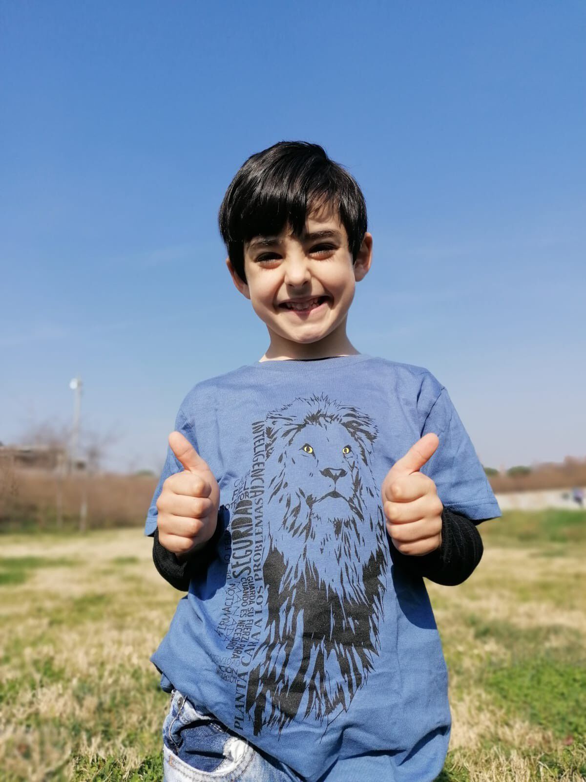 Camiseta niño/a león color Verde thumbnail