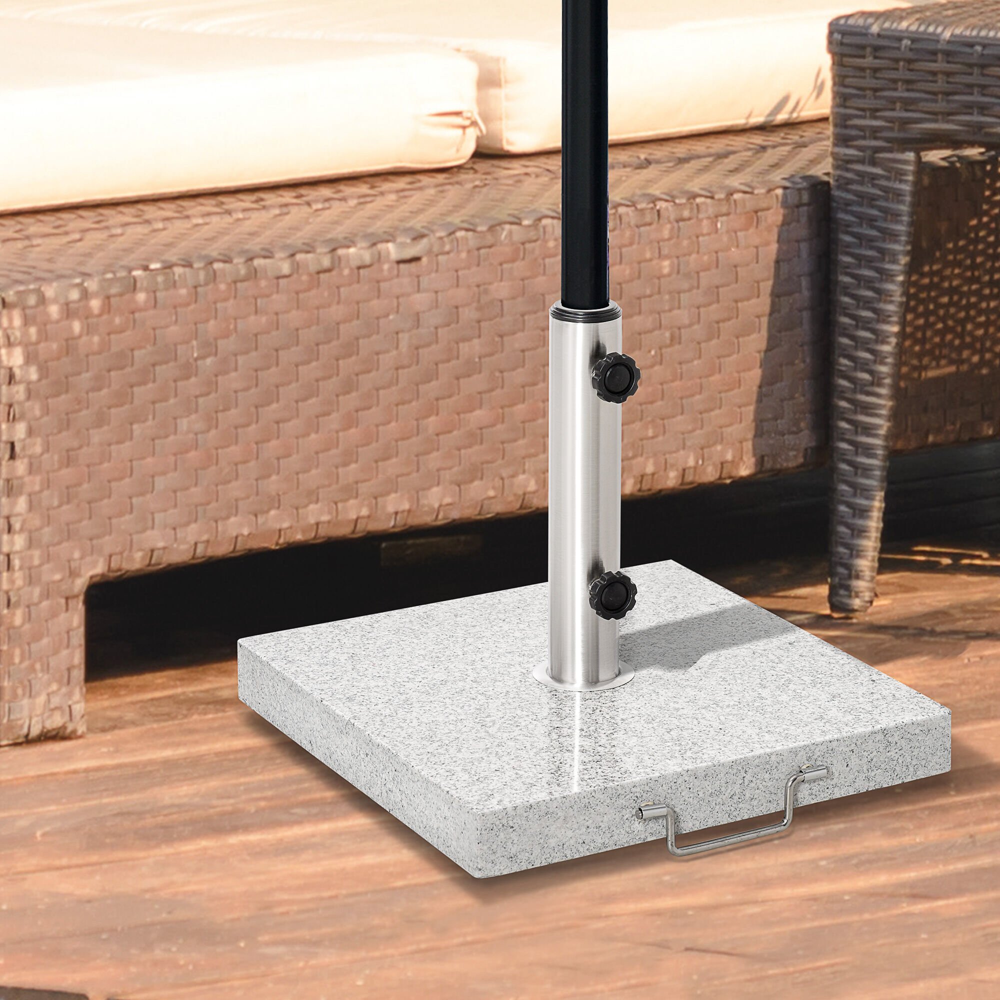 Outsunny Base de Sombrilla Exterior Universal para jardín thumbnail