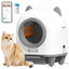 PawHut Arenero Gatos Autolimpiable 80L Arenero Autolimpiable Eliminación de Olores Control de APP Protección de Seguridad 1 Rollo de Bolsas de Basura, , large indicador imagen numero 1