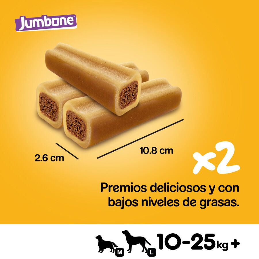 180 g Pedigree Huesos Jumbone Vacuno y Ave para Perros, , large Imagen numero 2