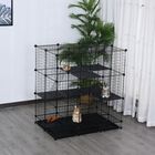 Jaula DIY PawHut para animales pequeños color Negro, , large image number null