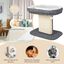 COSTWAY Árbol Rascador para Gatos Pequeño, Altura 50 cm, Torre de Actividades para Gatos con Soporte de Peluche y Poste Rascador de Sisal, Bola, Muebles para Gatos para Jugar y Descansar (Gris), , large indicador imagen numero 3