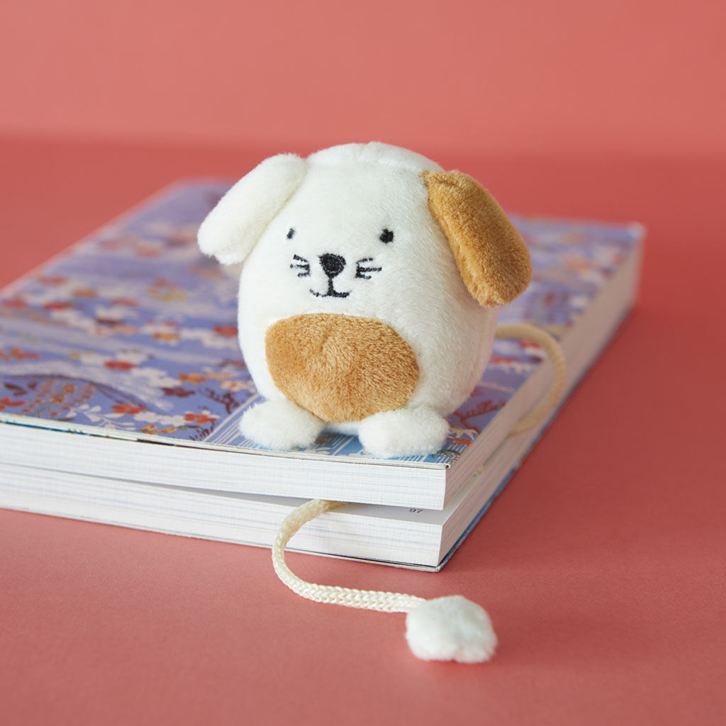 Balvi Marcap&aacute;ginas Woof Color blanco Divertido punto de libro en forma de perro Poli&eacute;ster, , large Imagen numero 3