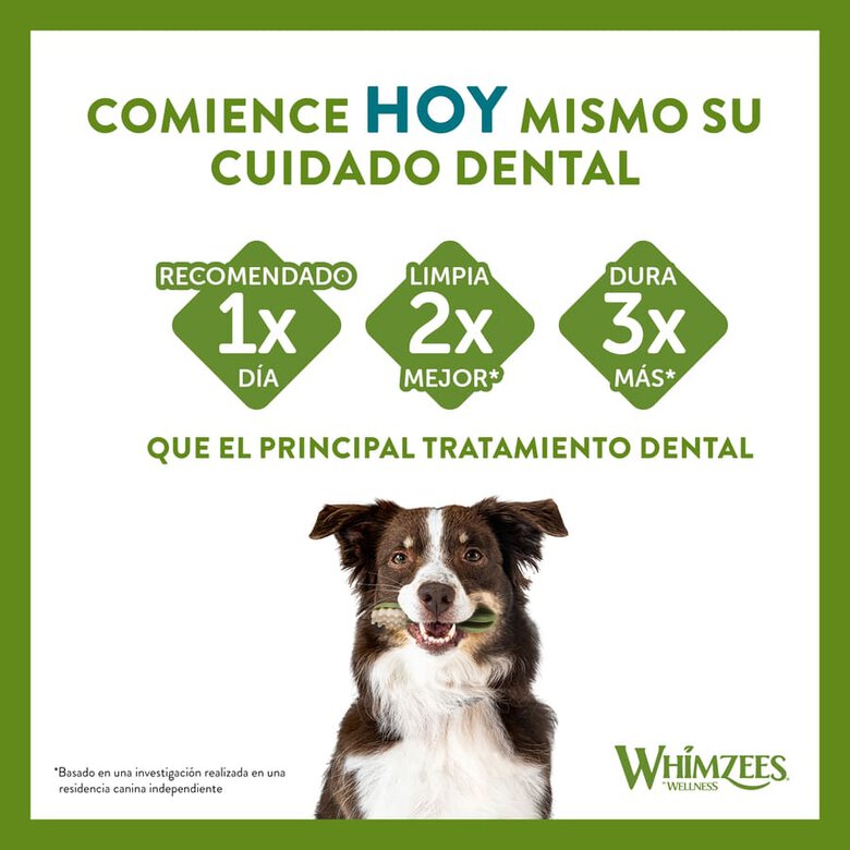 Whimzees Snacks Dentales para perros de razas medianas, , large image number null