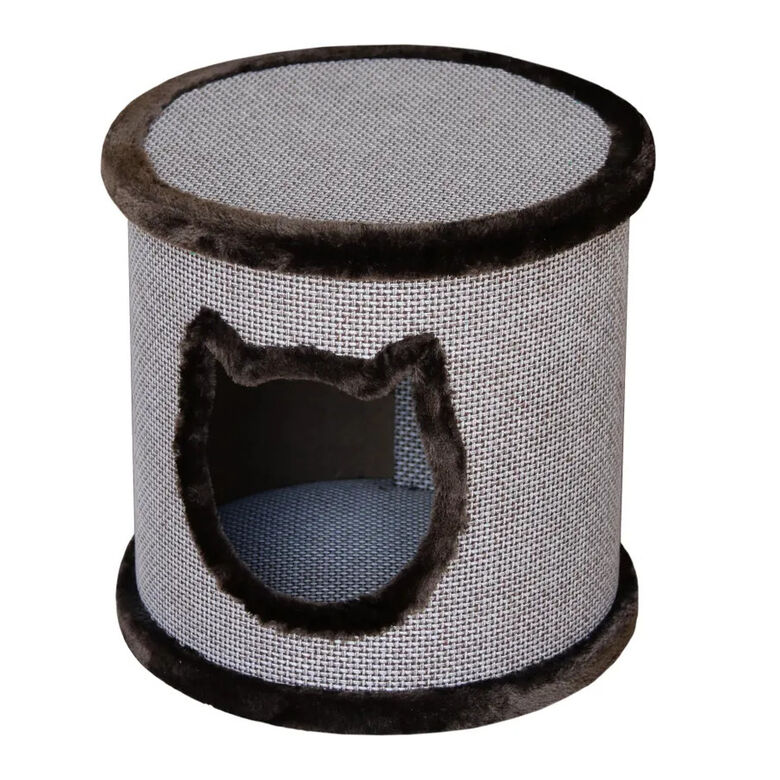 Flamingo Omar Cama Túnel Marrón para gatos. thumbnail