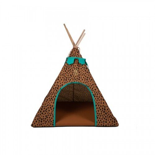 Caba&ntilde;a Apache para mascotas color Ocre, , large Imagen numero 1