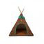 Caba&ntilde;a Apache para mascotas color Ocre, , large indicador imagen numero 1