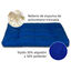 HOME MERCURY- Cama de Mascota, Colchón para Perro, Colchoneta Reversible Estampada Relleno de Espuma para Interior y Exterior. (Medium, Azul), , large indicador imagen numero 3