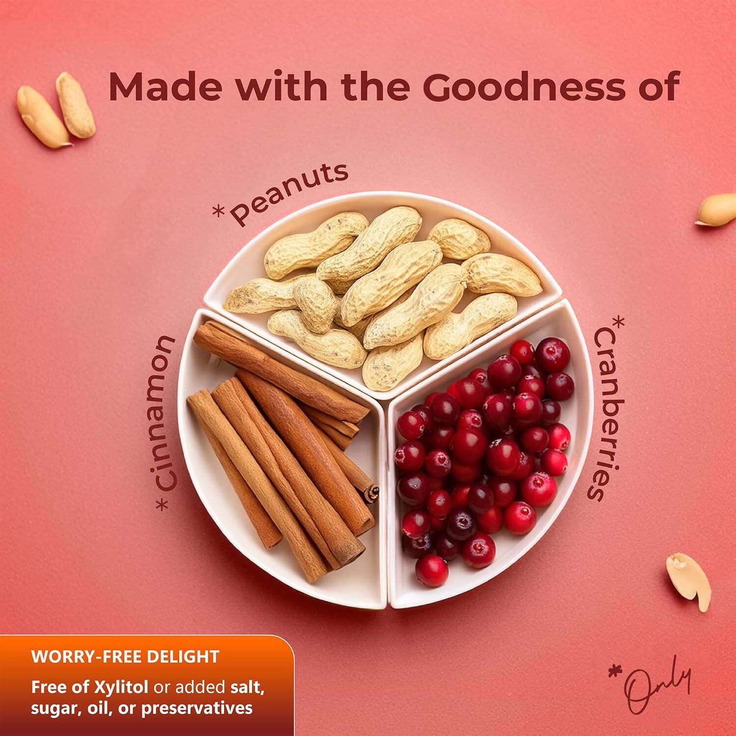 Mantequilla de man&iacute;: ar&aacute;ndanos y canela (450 g/15,87 oz), , large Imagen numero 4