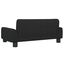 vidaXL Cama para perros de tela negra 70x45x30 cm, , large indicador imagen numero 4