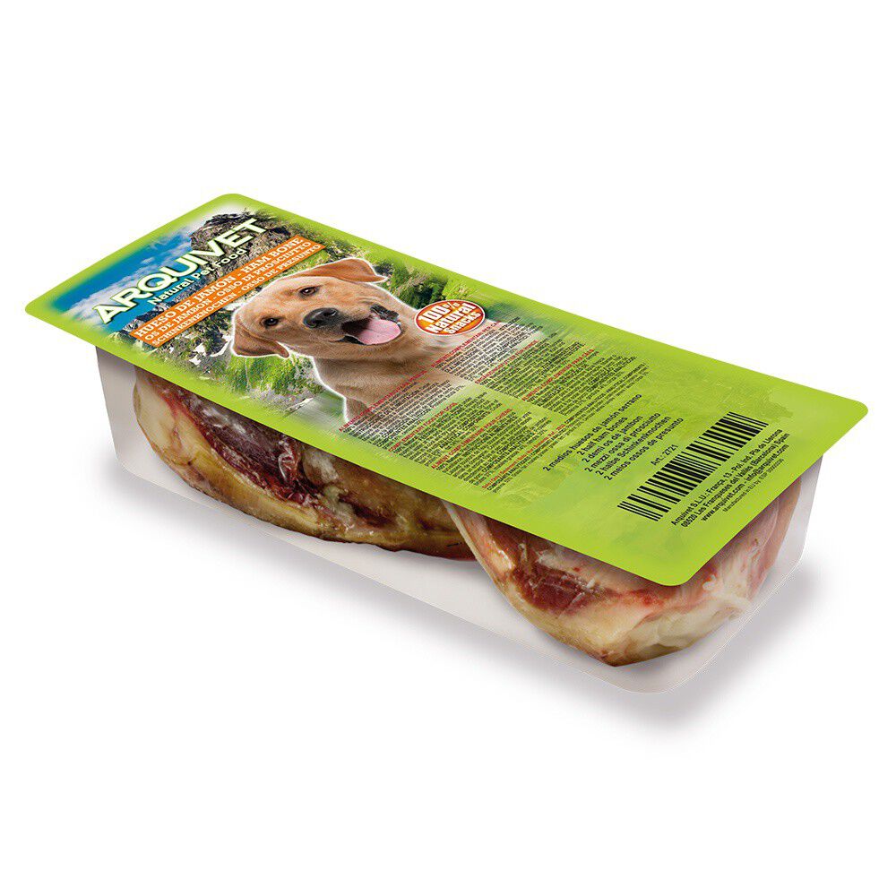 Arquivet snack hueso natural de jam&oacute;n para perros, , large Imagen numero 2