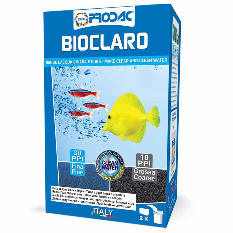 Prodac Bioclaro Esponjas para filtrar el agua del acuario thumbnail