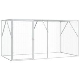 vidaXL Jaula para Aves Antracita 209 x 202 x 214 cm Acero galvanizado