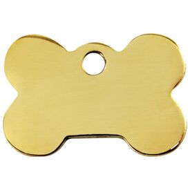Red Dingo Placa identificativa Latón Hueso para perros