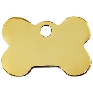 Red Dingo Placa identificativa Latón Hueso para perros