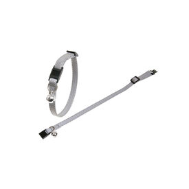 Flamingo Collar Gris para gatos