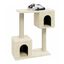 Vidaxl rascador doble crema para gatos, , large indicador imagen numero 2