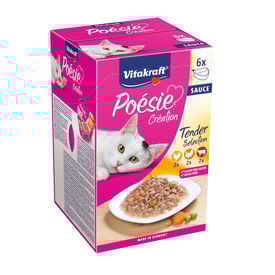 Vitakraft Poésie Carne tarrinas en salsa para gatos
