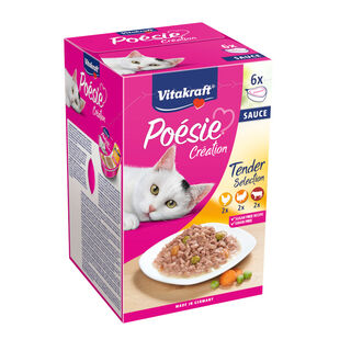 Vitakraft Poésie Carne tarrinas en salsa para gatos